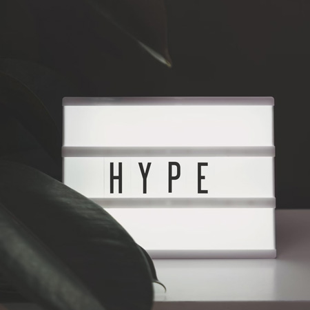 Sign saying 'Hype'